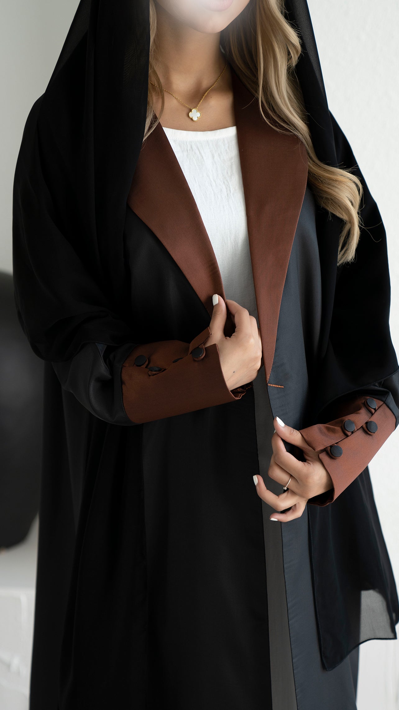 black abaya coat