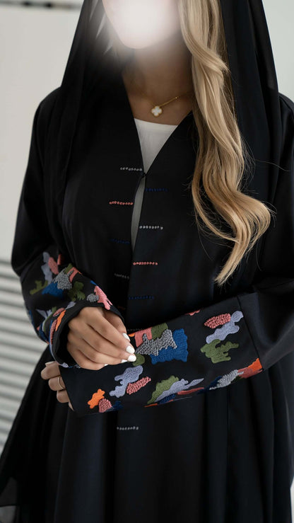 Black formal abaya online Dubai