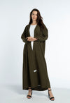 Green abaya for women in Dubai online.