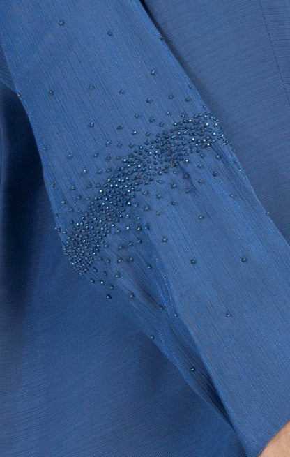 Detailed view of sparkling embellishments 