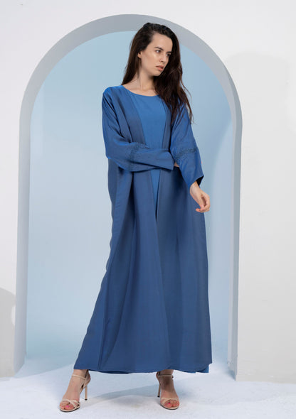 Sky blue bisht abya for sale in Dubai