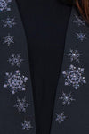 snowflake embroidery and embellishments abaya designs 