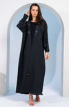 Black bisht abaya in Dubai 