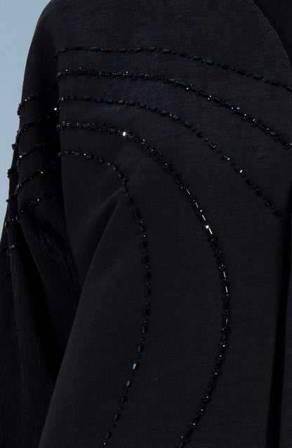 abaya designs of flowy pattern