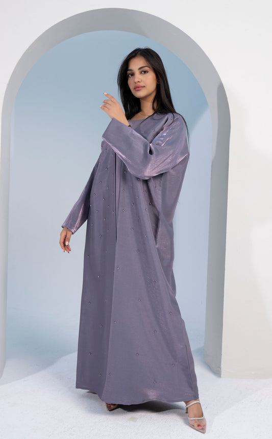 Purple abaya