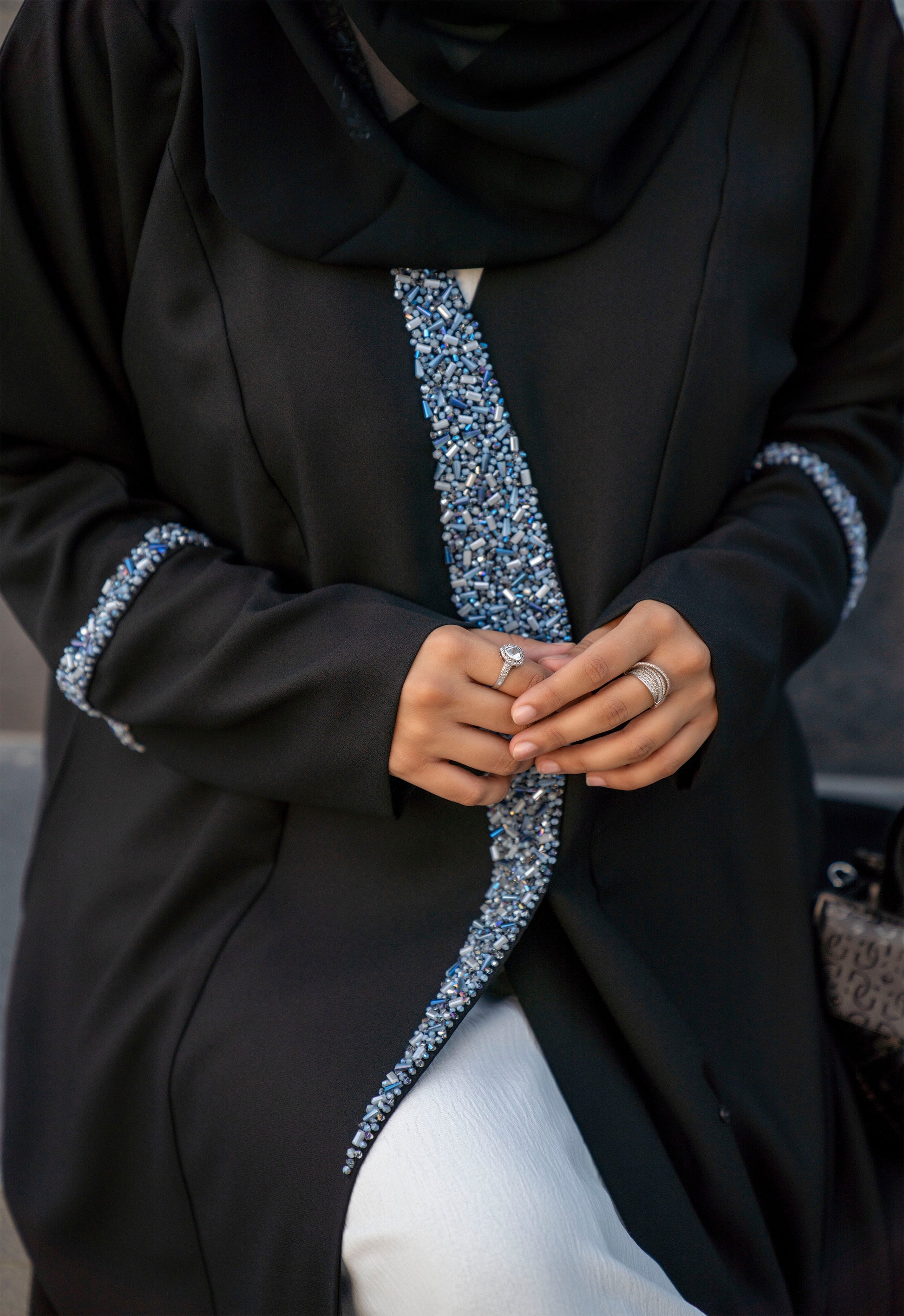 abaya with embellishments