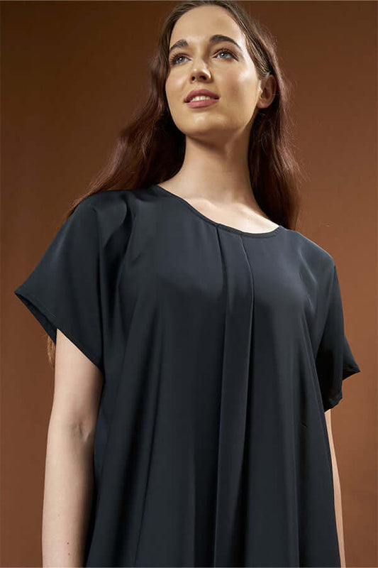 simple black abaya dress online