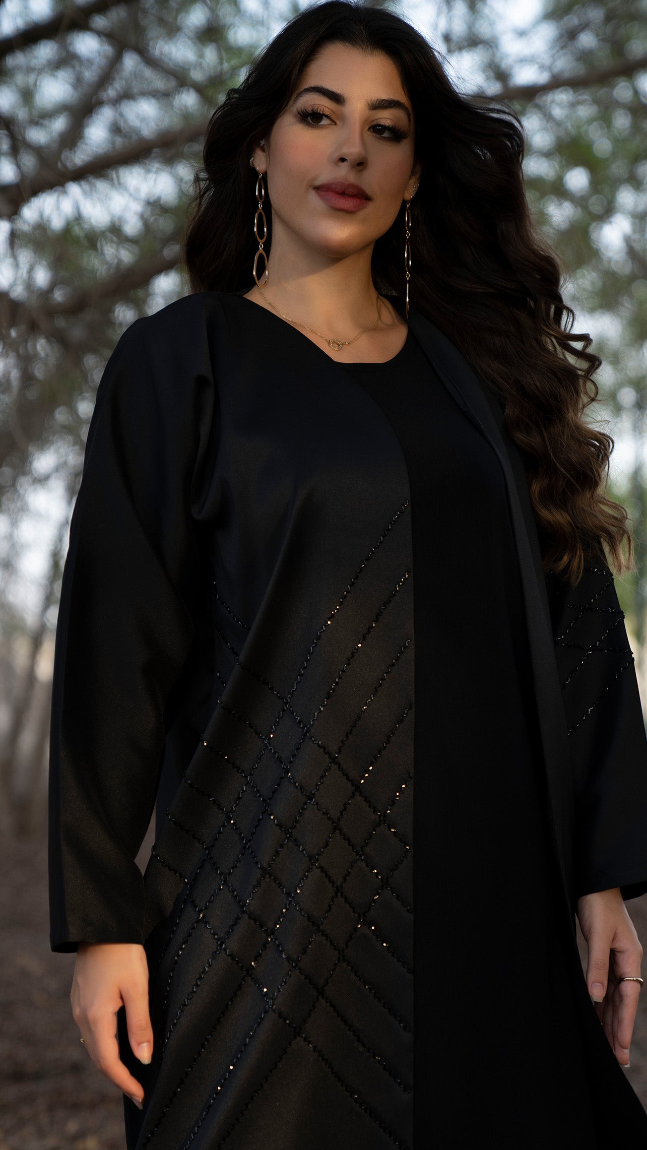 black open abaya 
